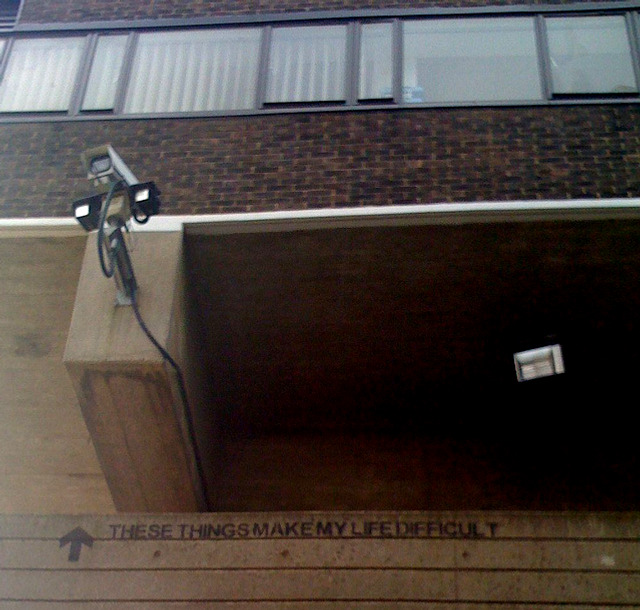 Claremont Bridge, camera and comment (photo: Jon Swords)