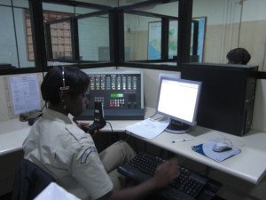 guarda_control Operator in the Guarda Municpal emergency control room
